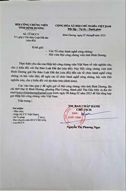 Lấy ý kiến dự thảo Luật Đất đai (sửa đổi)